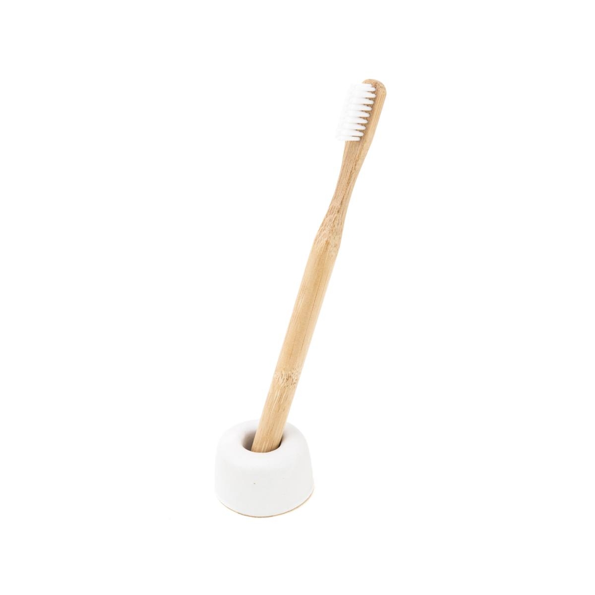 Soporte para cepillos de dientes blanco