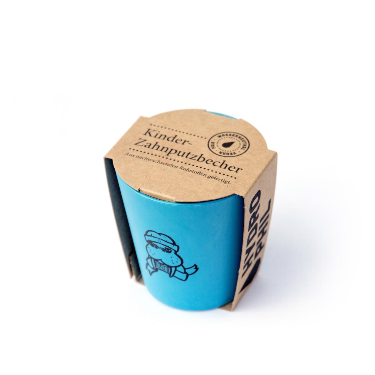 Vaso de enjuague dental para niños azul