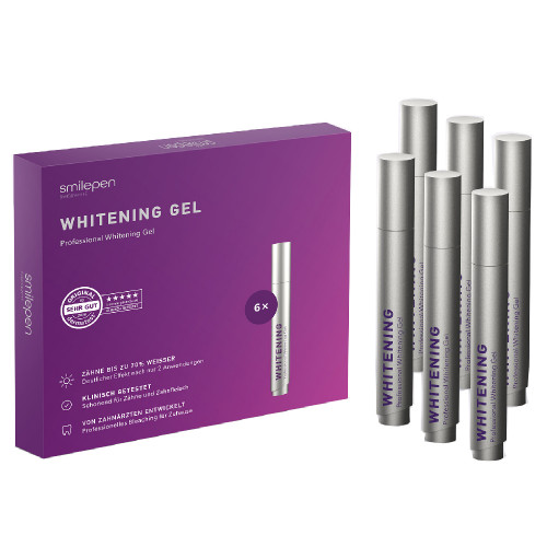 Bolígrafo de gel blanqueador 6 x 5ml